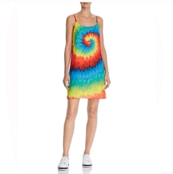 Alice + Olivia emmie tie dye mini dress SIZE Small NWT - Picture 4 of 16